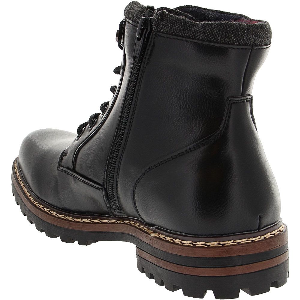 Steve Madden Stann Casual Boots - Mens Black Back View