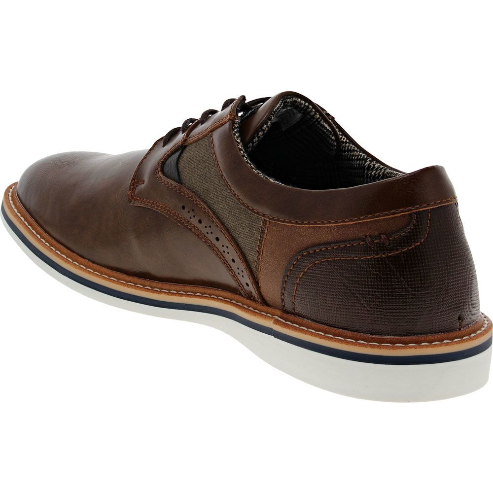 Steve Madden Vylla Lace Up Casual Shoes - Mens Brown Back View