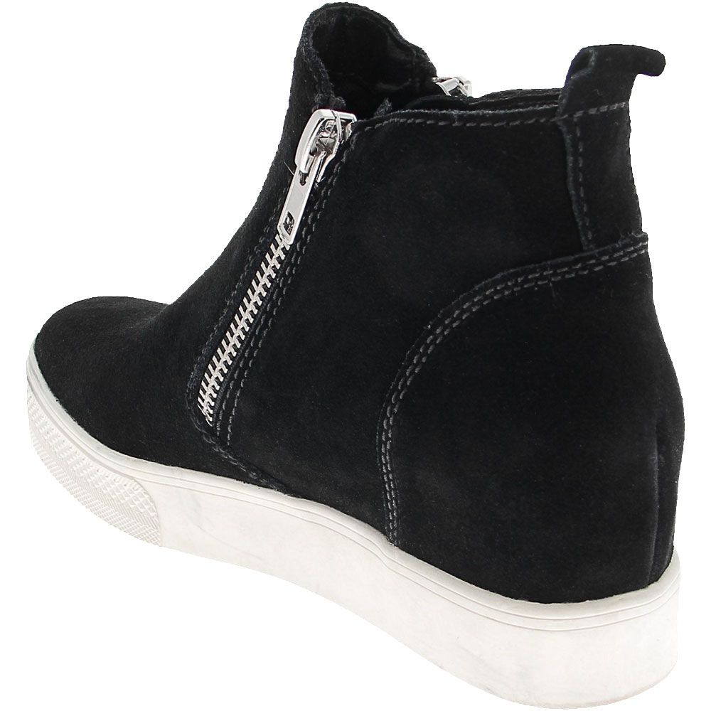 Steve Madden Wedgie Lifestyle Shoes - Womens Black Back View