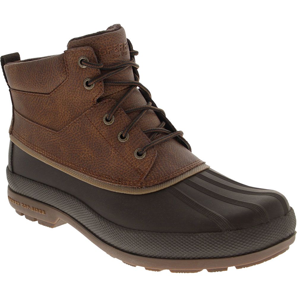 Sperry Cold Bay Chukka Winter Boots - Mens Brown Coffee