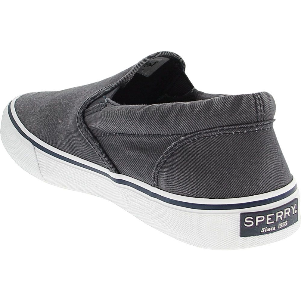 Sperry Striper 2 Slip On Navy Lifestyle Shoes - Mens Navy Back View