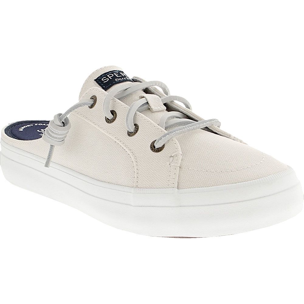 Sperry Crest Vibe Mule Lifestyle Shoes - Womens White