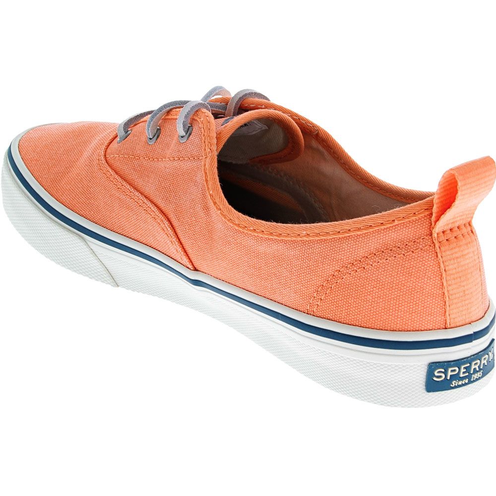 Sperry Crest Cvo Retro Boat Shoes - Womens Orange Back View