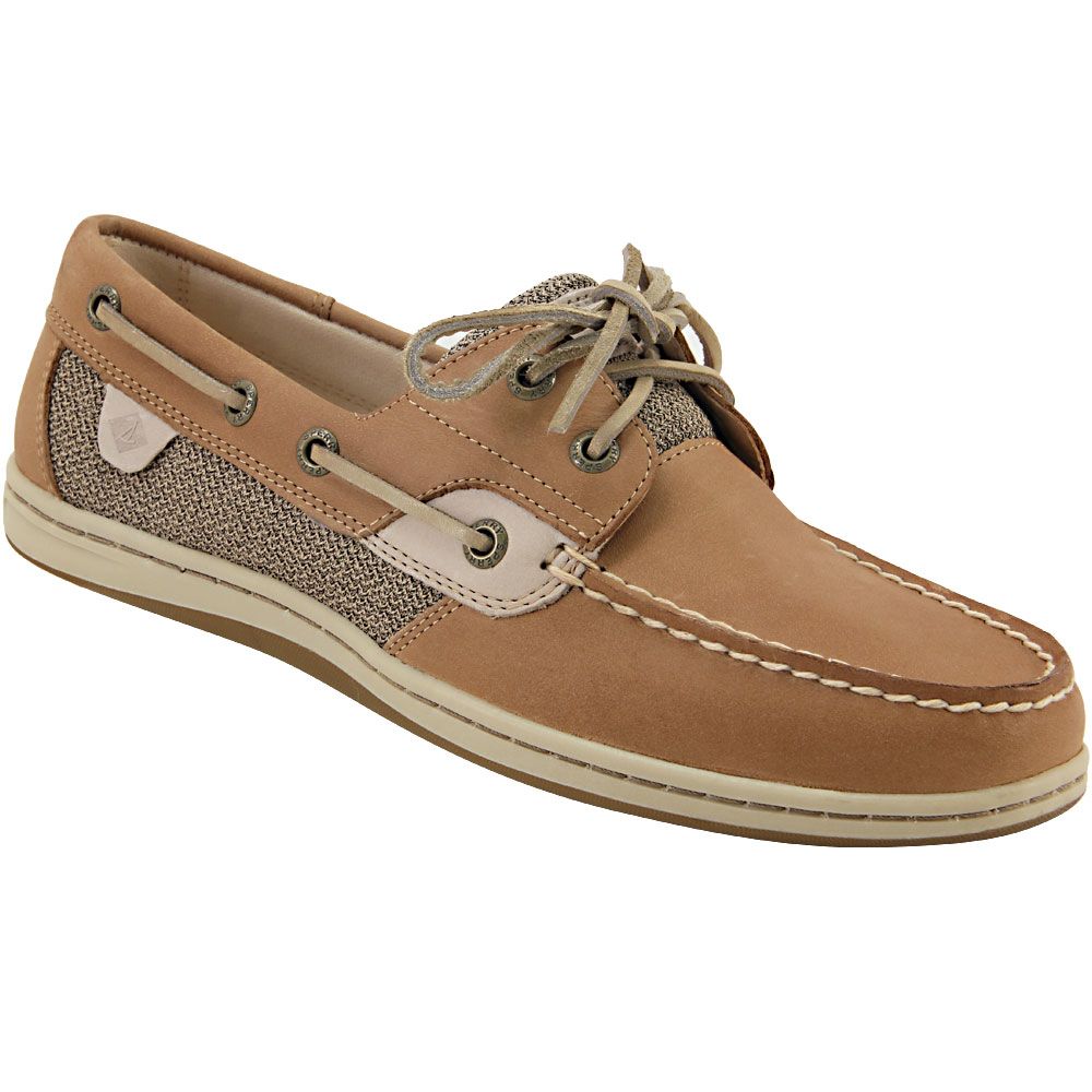 Sperry Koifish Boat Shoes - Womens Linen Oat