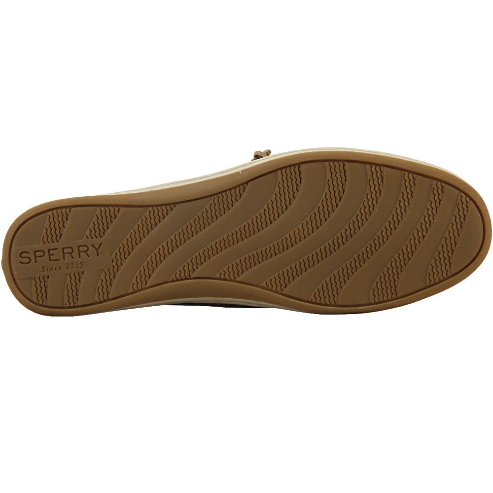 Sperry Songfish Boat Shoes - Womens Linen Oat Sole View