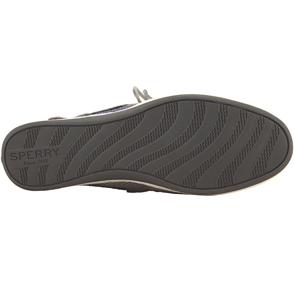 Sperry Koifish Stripe Boat Shoes - Womens Grey Sole View