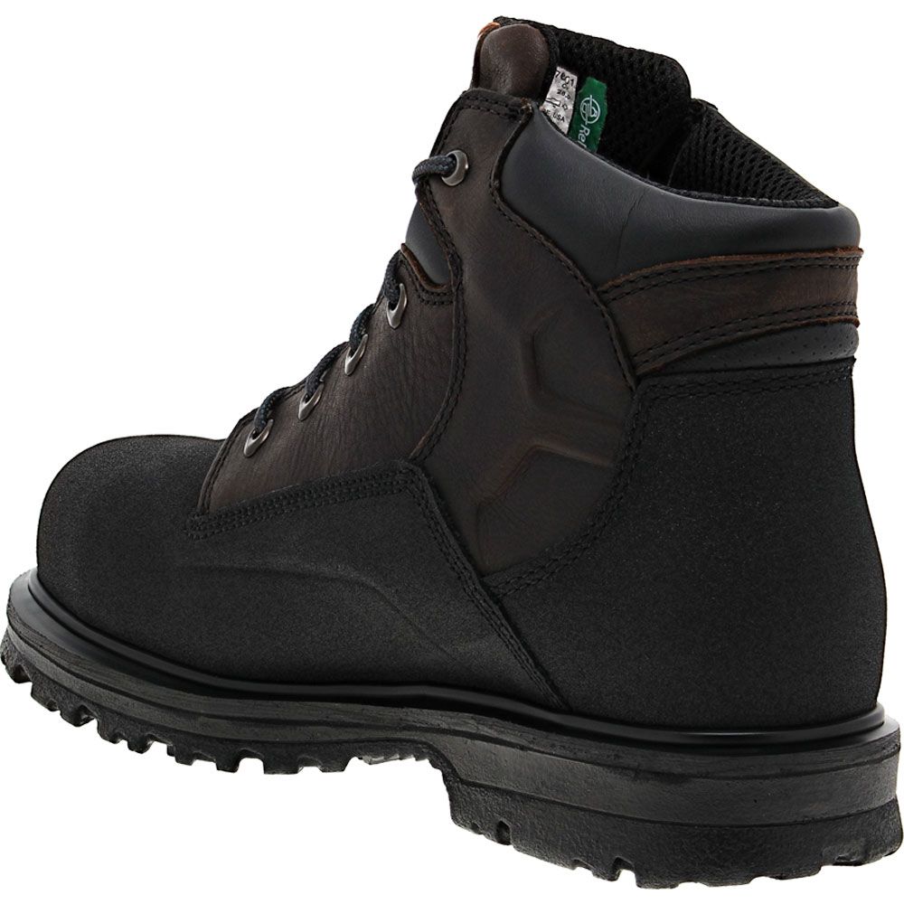 Timberland PRO Powerwelt Safety Toe Work Boots - Mens Brown Back View