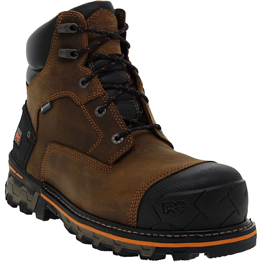 Timberland PRO Boondock H2O Comp Toe Work Boots - Mens Brown