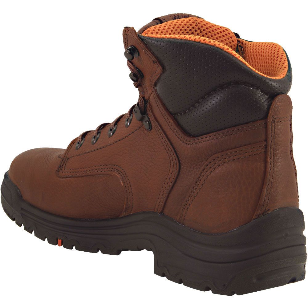 Timberland PRO 24097 Non-Safety Toe Work Boots - Mens Coffee Back View