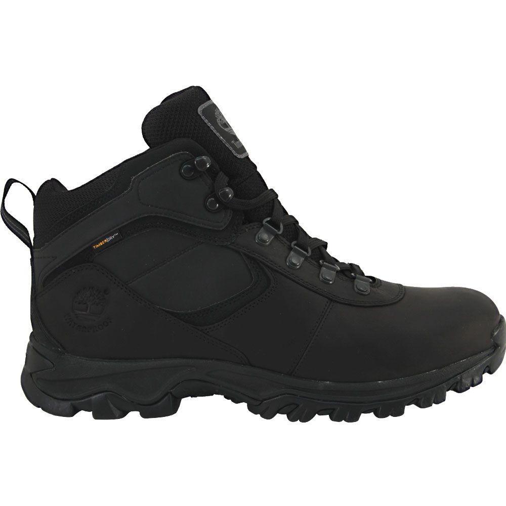 Timberland Mt Maddsen Hiking Boots - Mens Black Side View