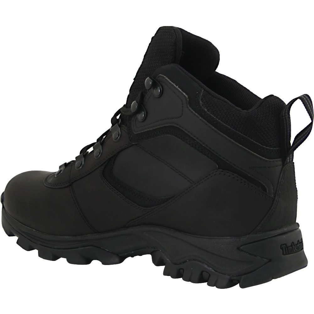 Timberland Mt Maddsen Hiking Boots - Mens Black Back View