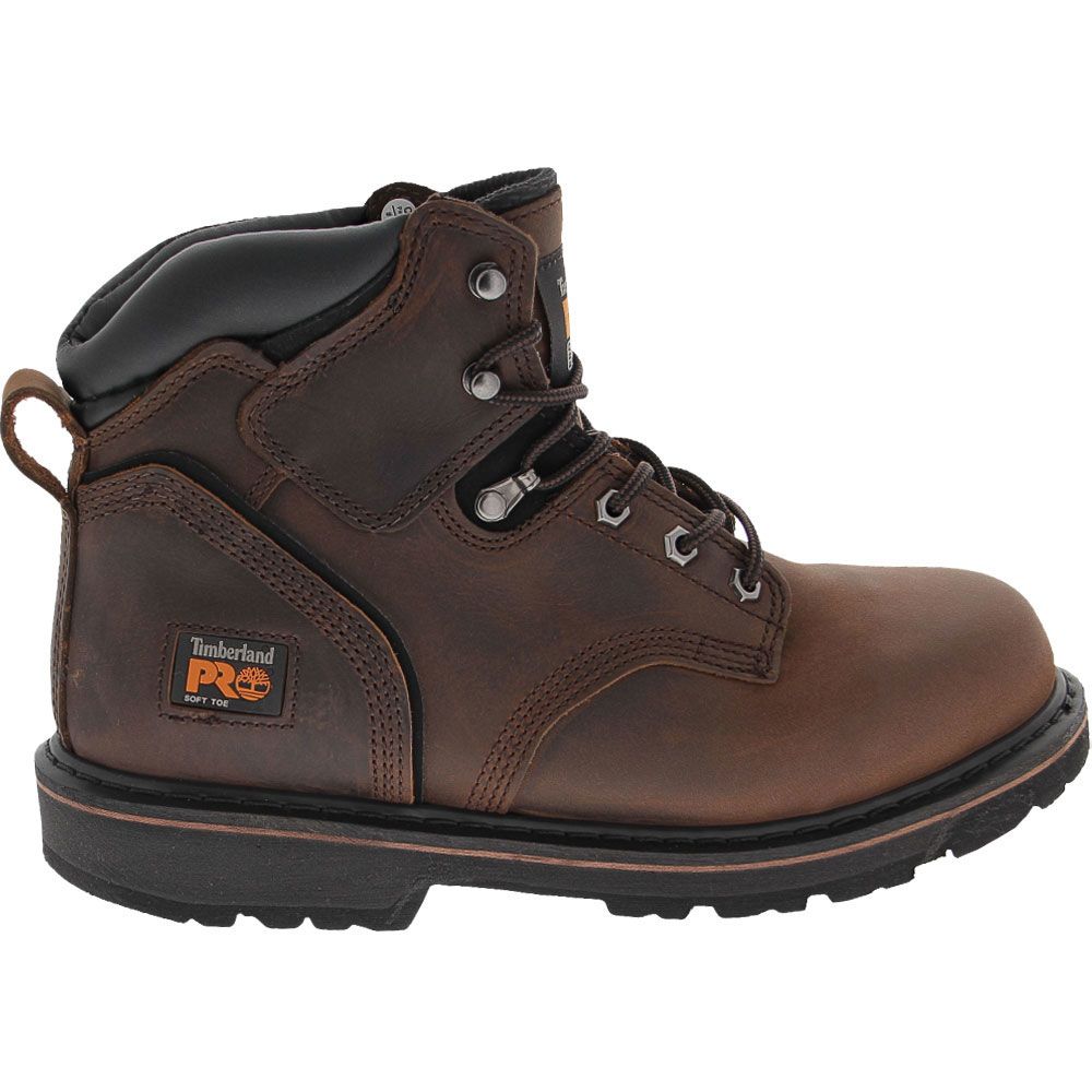 Timberland PRO 33046 Non-Safety Toe Work Boots - Mens Brown Side View