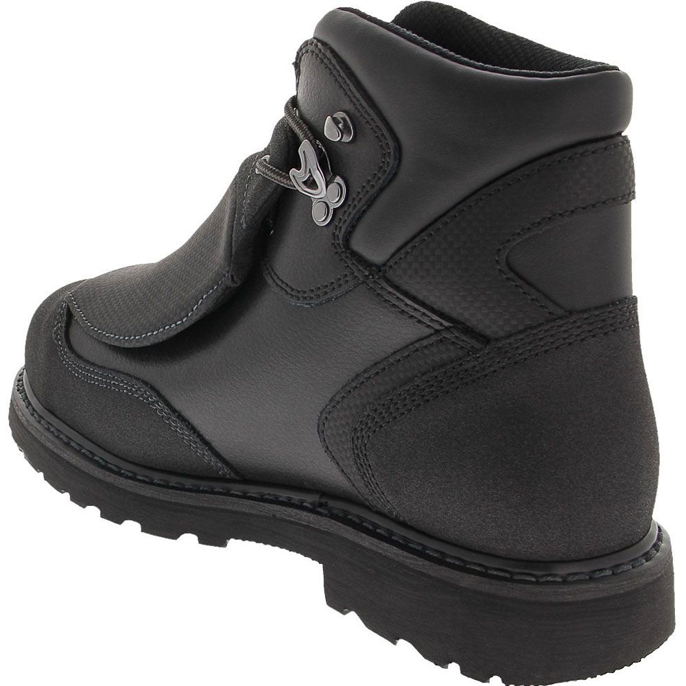 Timberland PRO 40000 Steel Toe Work Boots - Mens Black Back View