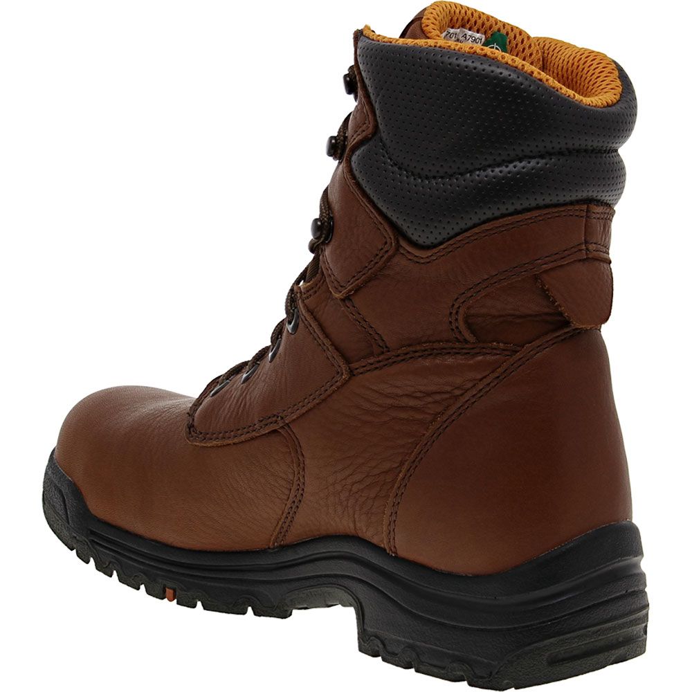 Timberland PRO 47019 Safety Toe Work Boots - Mens Brown Back View