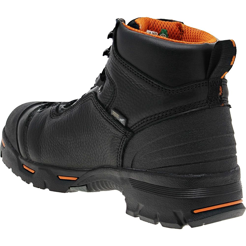 Timberland PRO 47591 Steel Toe Work Boots - Mens Black Back View