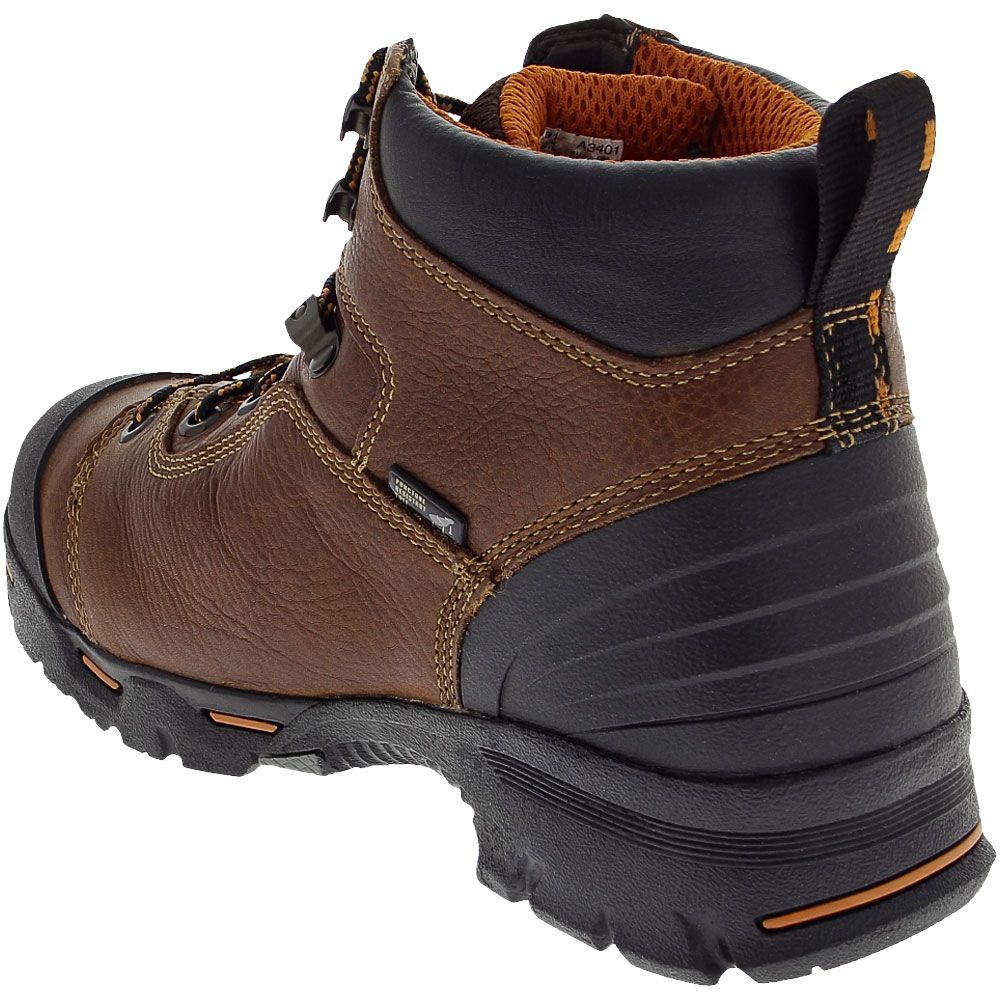 Timberland PRO 47591 Steel Toe Work Boots - Mens Brown Back View