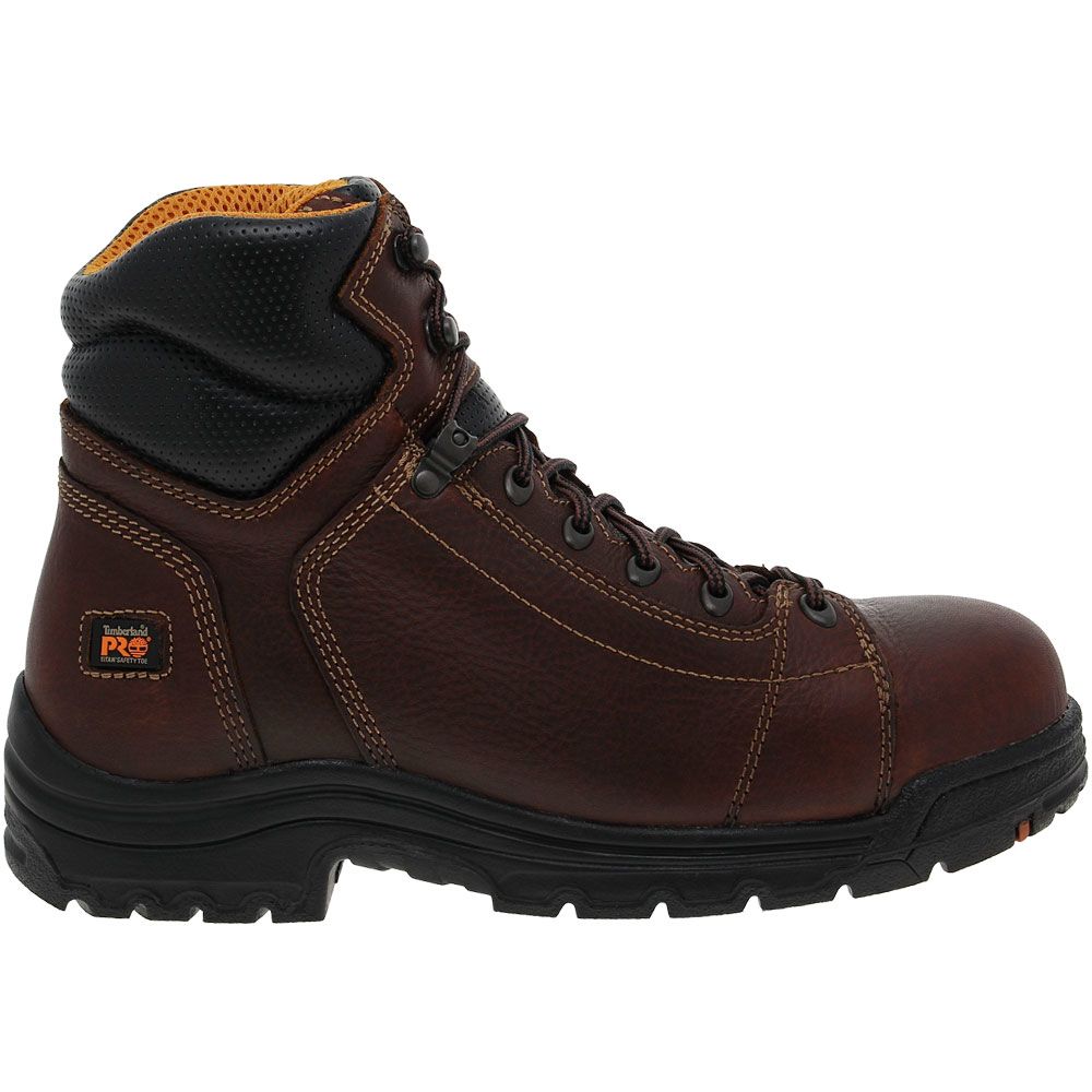 Timberland PRO 50506 Safety Toe Work Boots - Mens Brown Side View