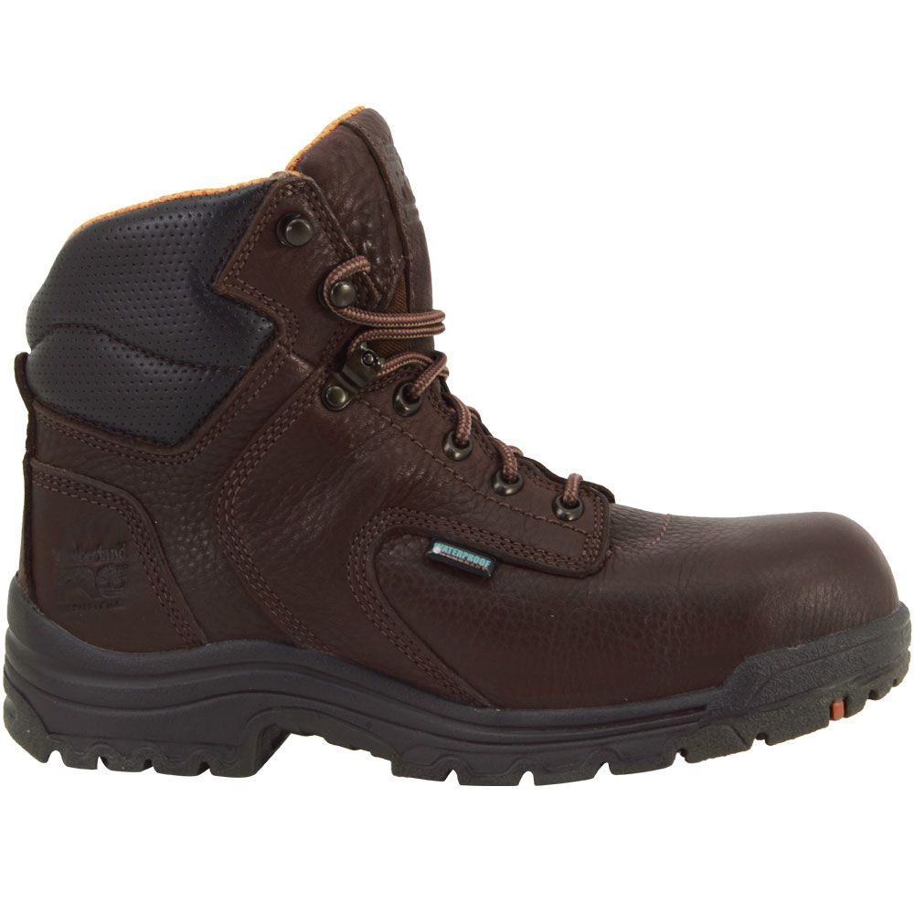 Timberland Pro Titan 6 Inch Steel Toe Work Boot 53359 - Womens Brown Side View