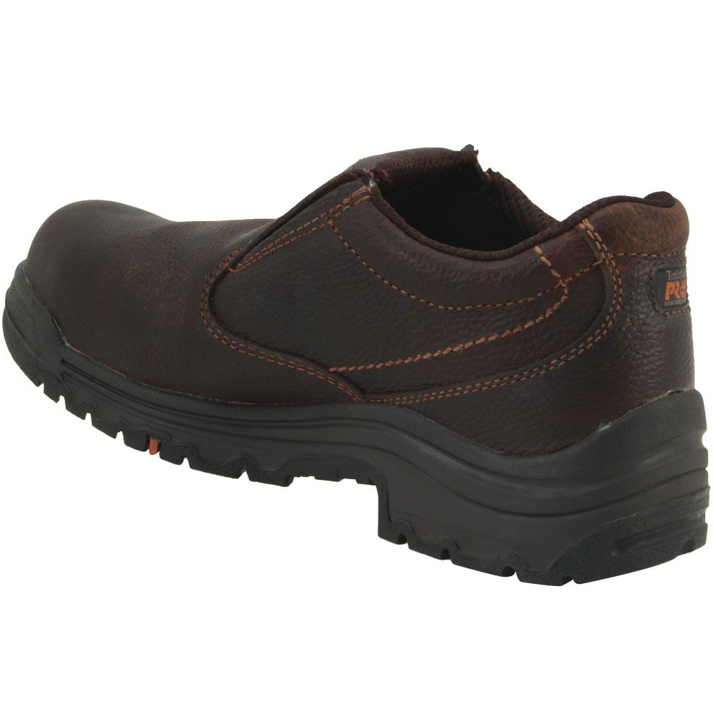 Timberland PRO 53534 Safety Toe Work Shoes - Mens Brown Back View