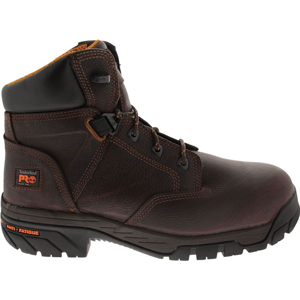 Timberland PRO 86518 Safety Toe Work Boots - Mens Brown Side View