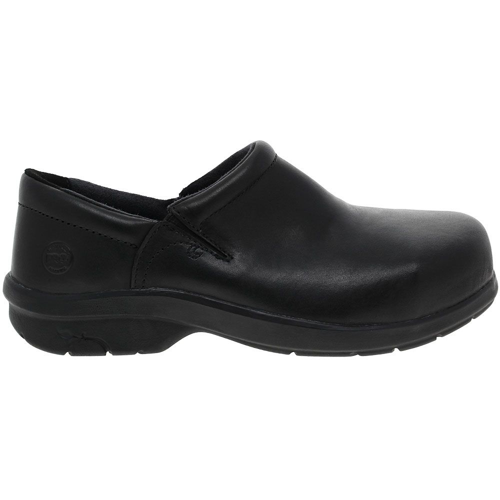 Timberland Pro Newbury Slip On ESD Work Shoes 87528 - Womens Black Side View