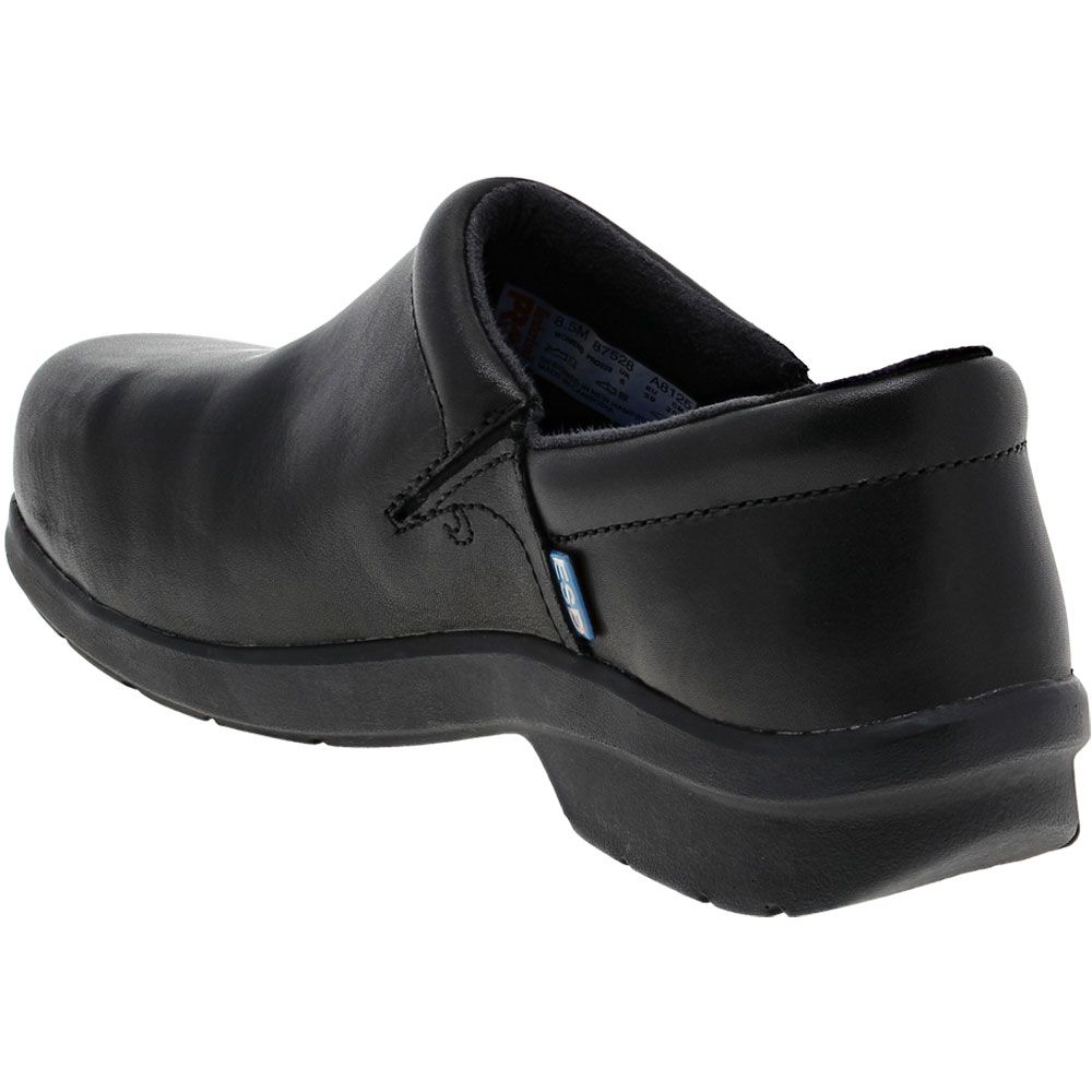 Timberland Pro Newbury Slip On ESD Work Shoes 87528 - Womens Black Back View