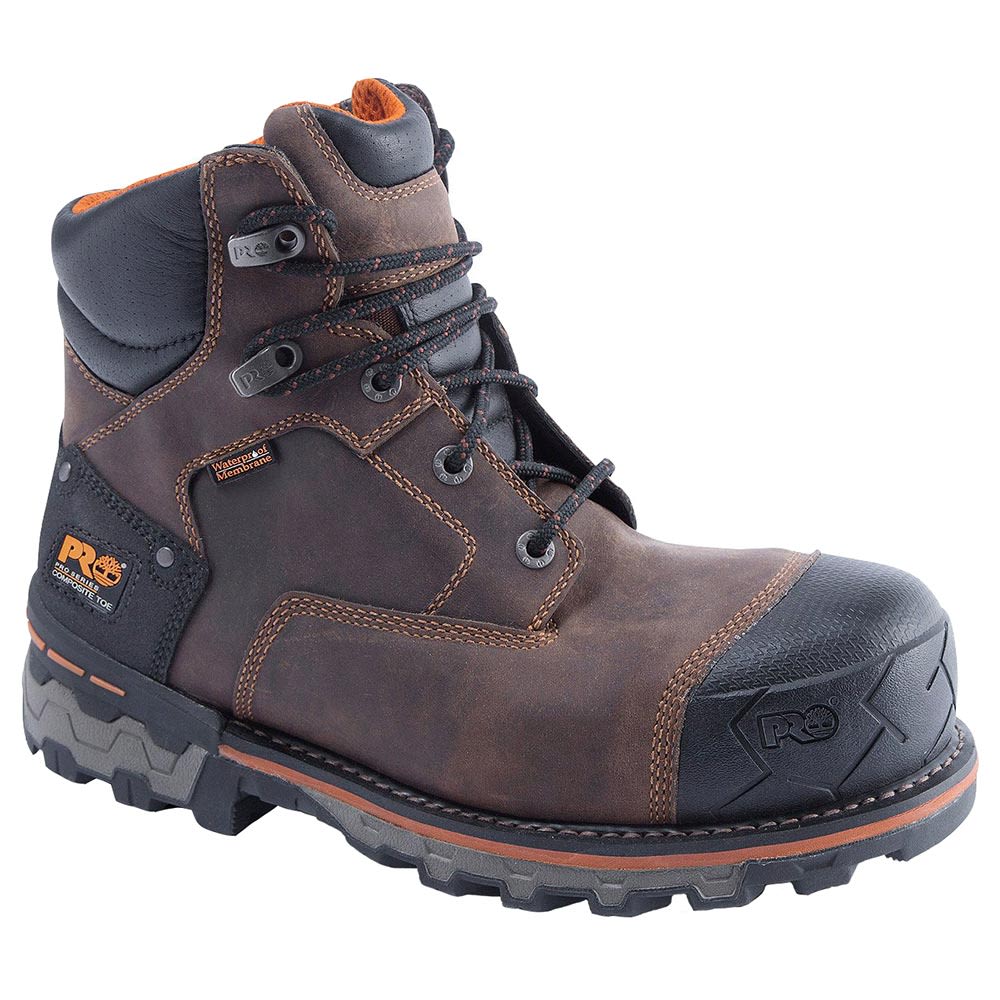 Timberland PRO Boondock Composite Toe Work Boots - Mens Brown