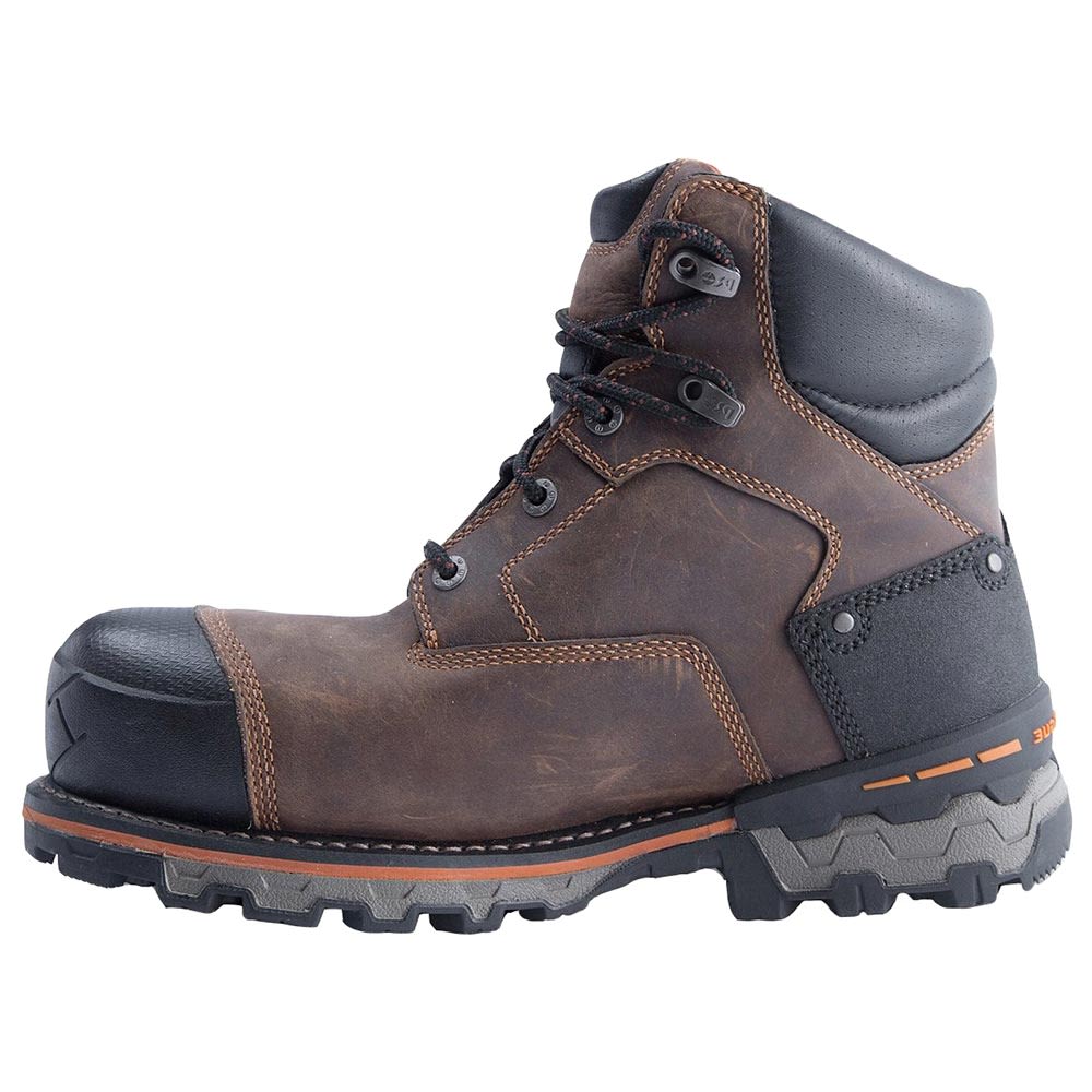 Timberland PRO Boondock Composite Toe Work Boots - Mens Brown Back View