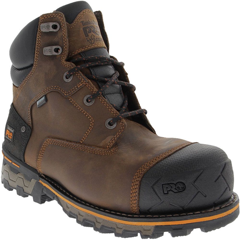 Timberland PRO Boondock 6in H2O Composite Toe Work Boots - Mens Brown