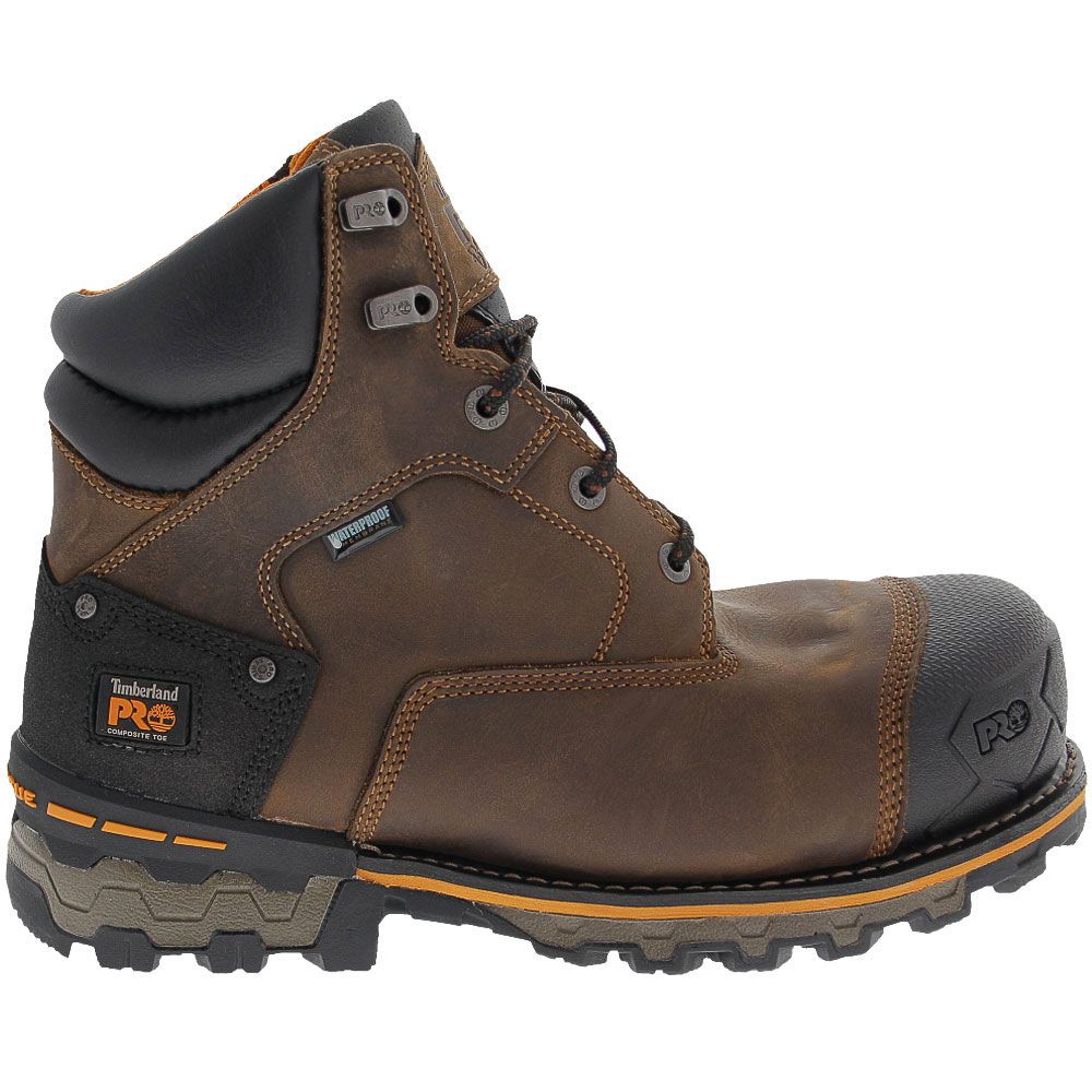 Timberland PRO Boondock 6in H2O Composite Toe Work Boots - Mens Brown