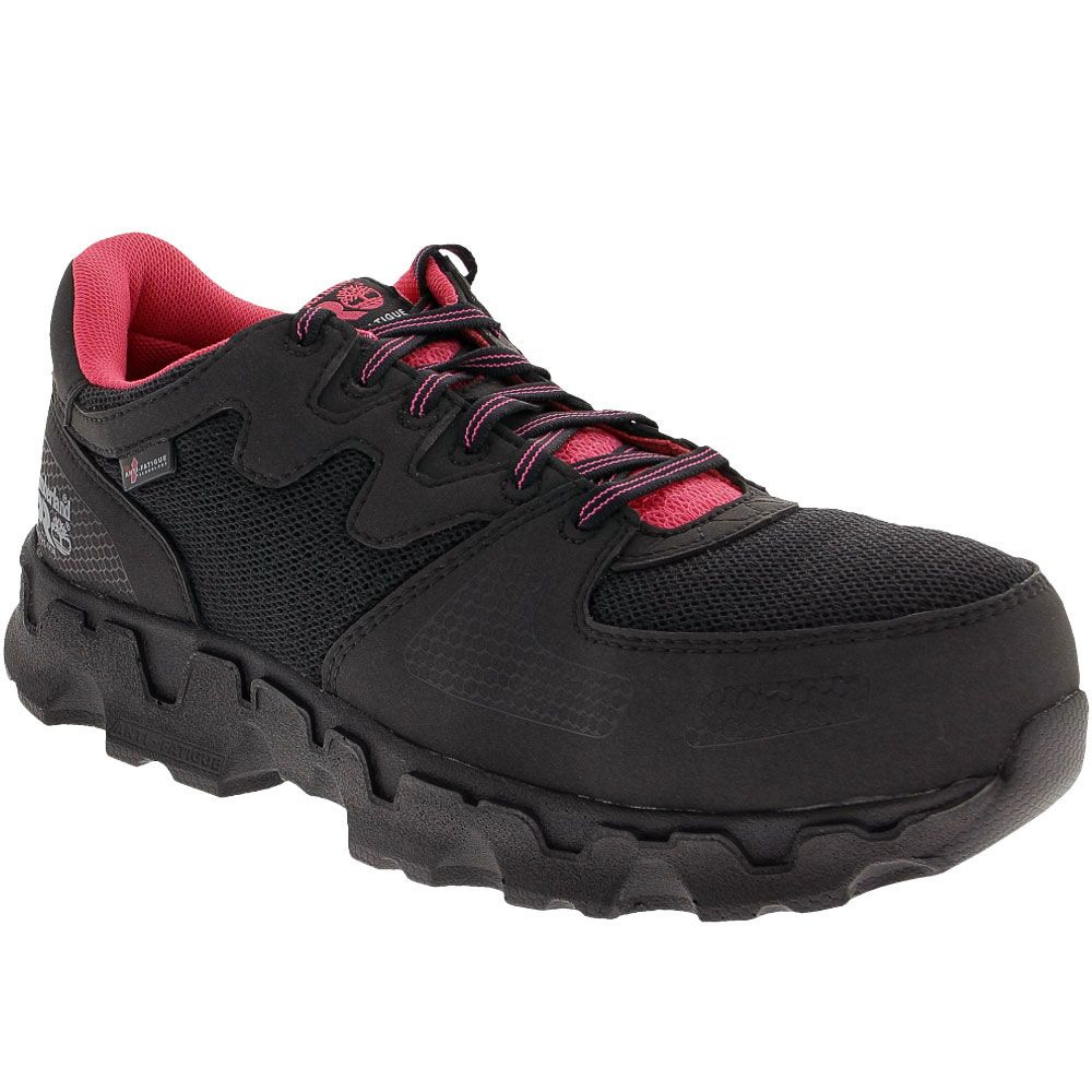 Timberland PRO Powertrain Esd Safety Toe Work Shoes - Womens Black Pink