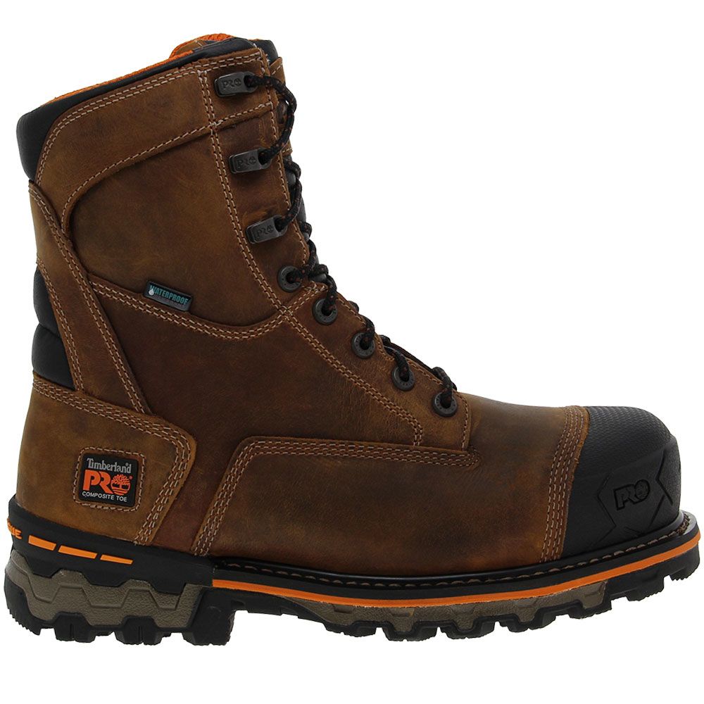 Timberland PRO Boondock 8in H2O Composite Toe Work Boots - Mens Brown