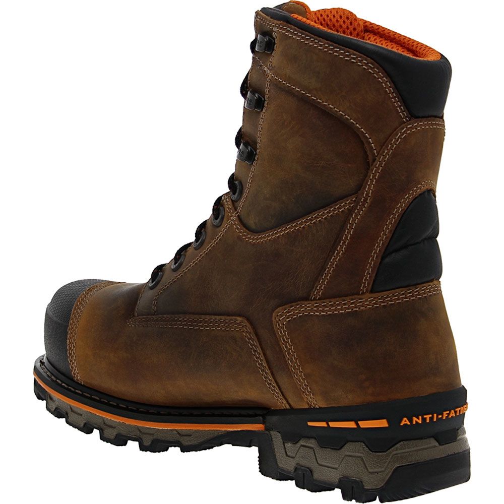 Timberland PRO Boondock 8in H2O Composite Toe Work Boots - Mens Brown Back View