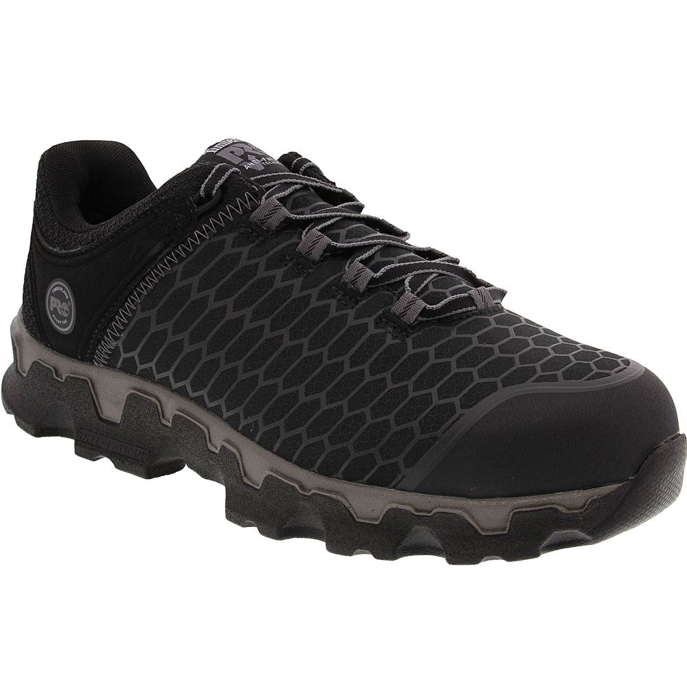 Timberland PRO Powertrain Safety Toe Work Shoes-Mens Black Grey