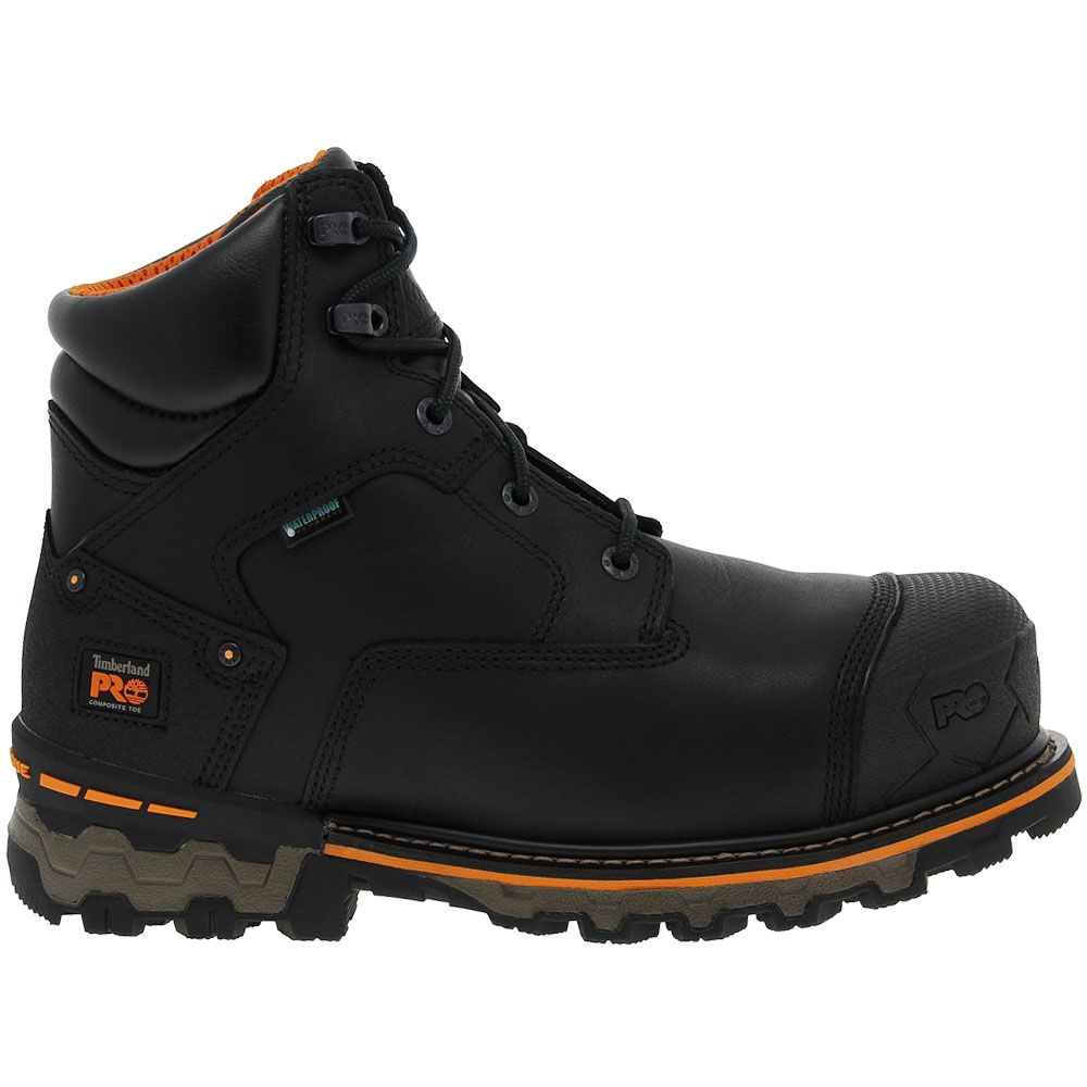 Timberland PRO Boondock 6in H2O Composite Toe Boots - Mens Black Side View