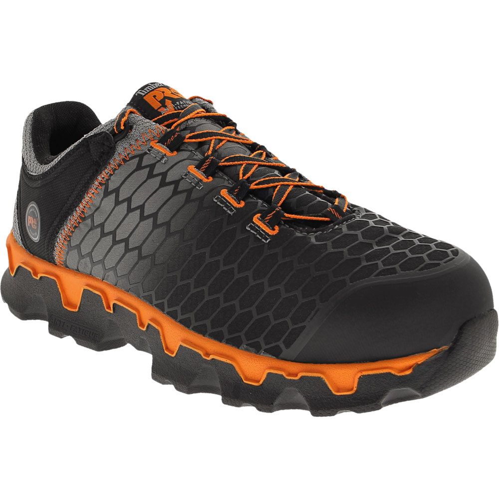 Timberland PRO Powertrain ESD Safety Toe Work Shoes - Mens Black Grey Orange