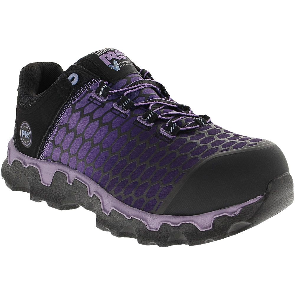 Timberland PRO Powertrain Steel Toe Work Shoes - Womens Purple Black