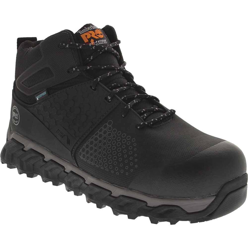 Timberland PRO Ridgework Mid A1KBW Safety Toe Work Shoes - Mens Black