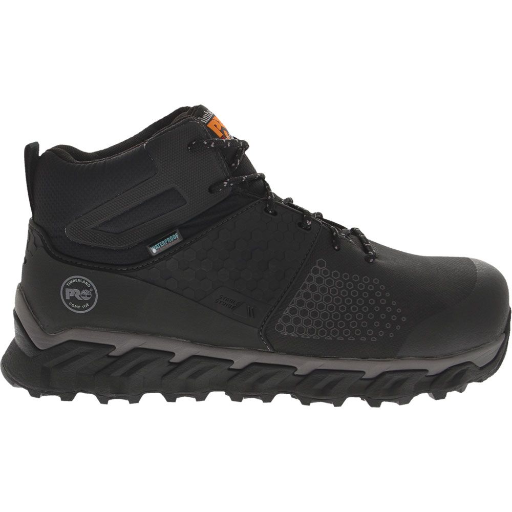 Timberland PRO Ridgework Mid Safety Toe Work Shoes - Mens Black