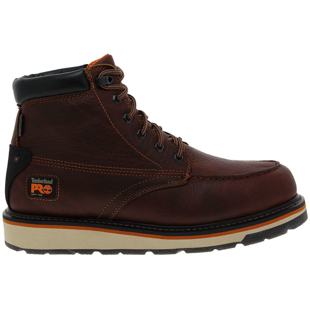Timberland PRO Gridworks Moc Non-Safety Toe Work Boots - Mens Brown Side View