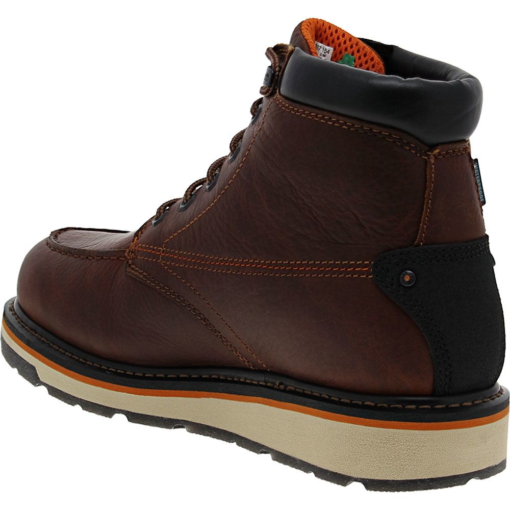 Timberland PRO Gridworks Moc Non-Safety Toe Work Boots - Mens Brown Back View
