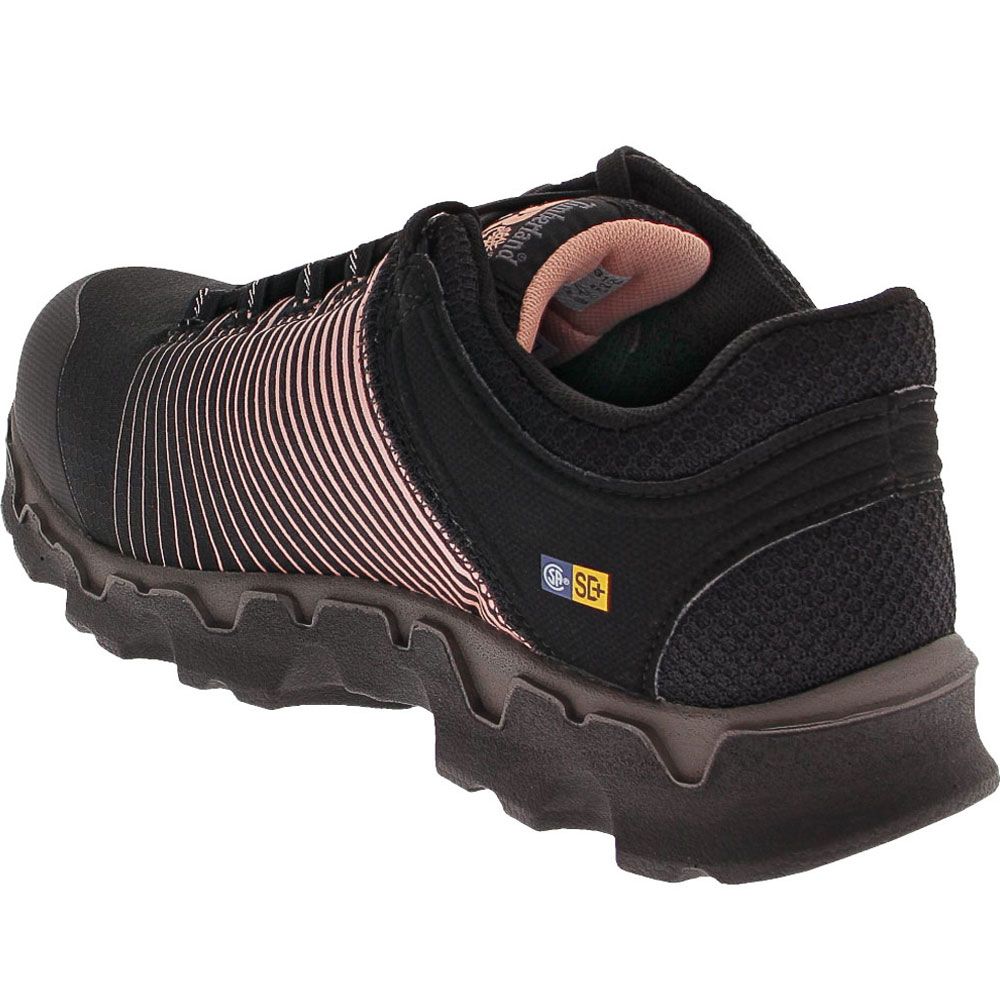 Timberland PRO Powertrain Safety Toe Work Shoes - Womens Black Back View