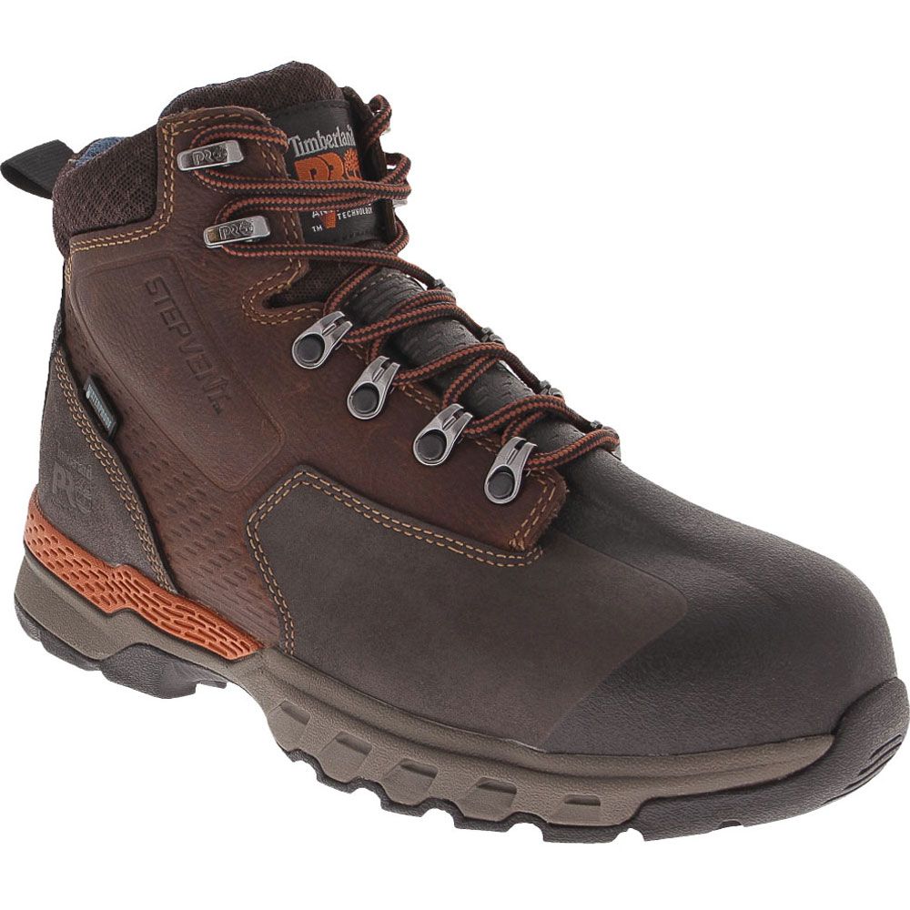Timberland PRO Downdraft Safety Toe Work Boots - Mens Brown