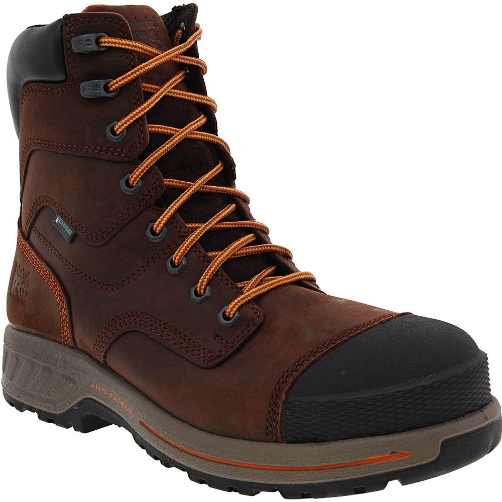 Timberland PRO Helix 8" Mens Composite Toe Work Boots Brown