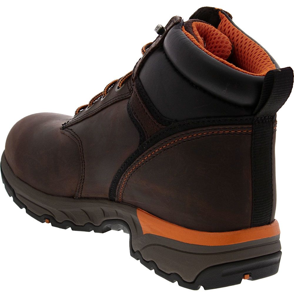 Timberland PRO Jigsaw Safety Toe Work Boots - Mens Brown Back View