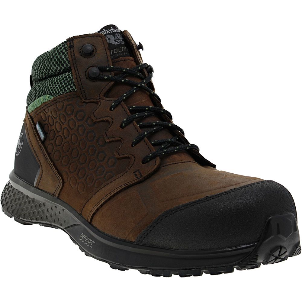Timberland PRO Reaxion Mid Composite Toe Work Boot - Mens Brown