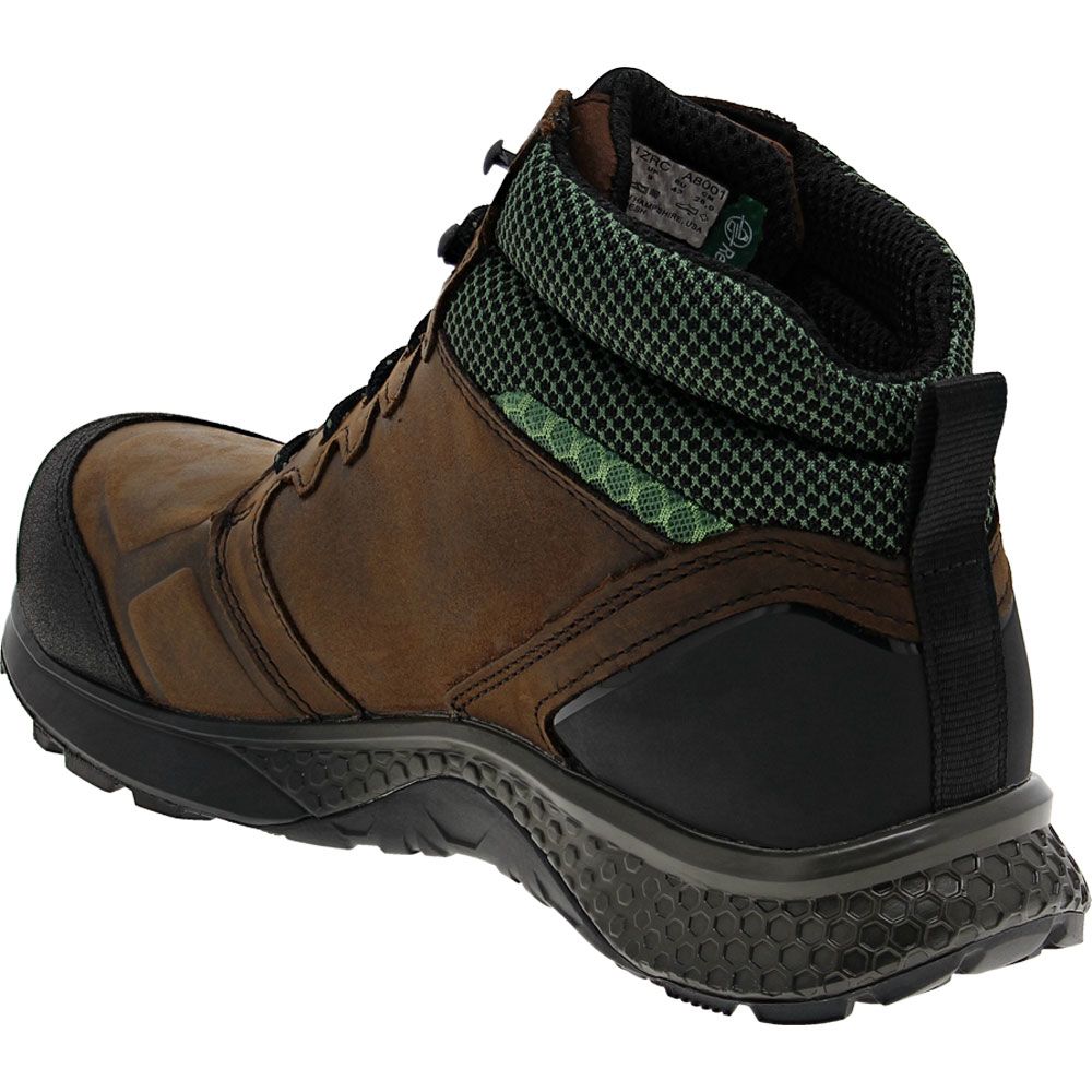 Timberland PRO Reaxion Mid Composite Toe Work Boot - Mens Brown Back View