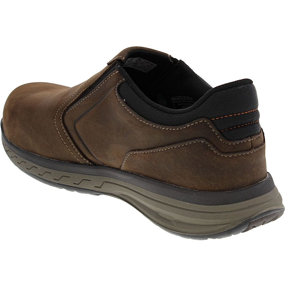 Timberland PRO Drivetrain Composite Toe Work Shoes - Mens Brown Back View