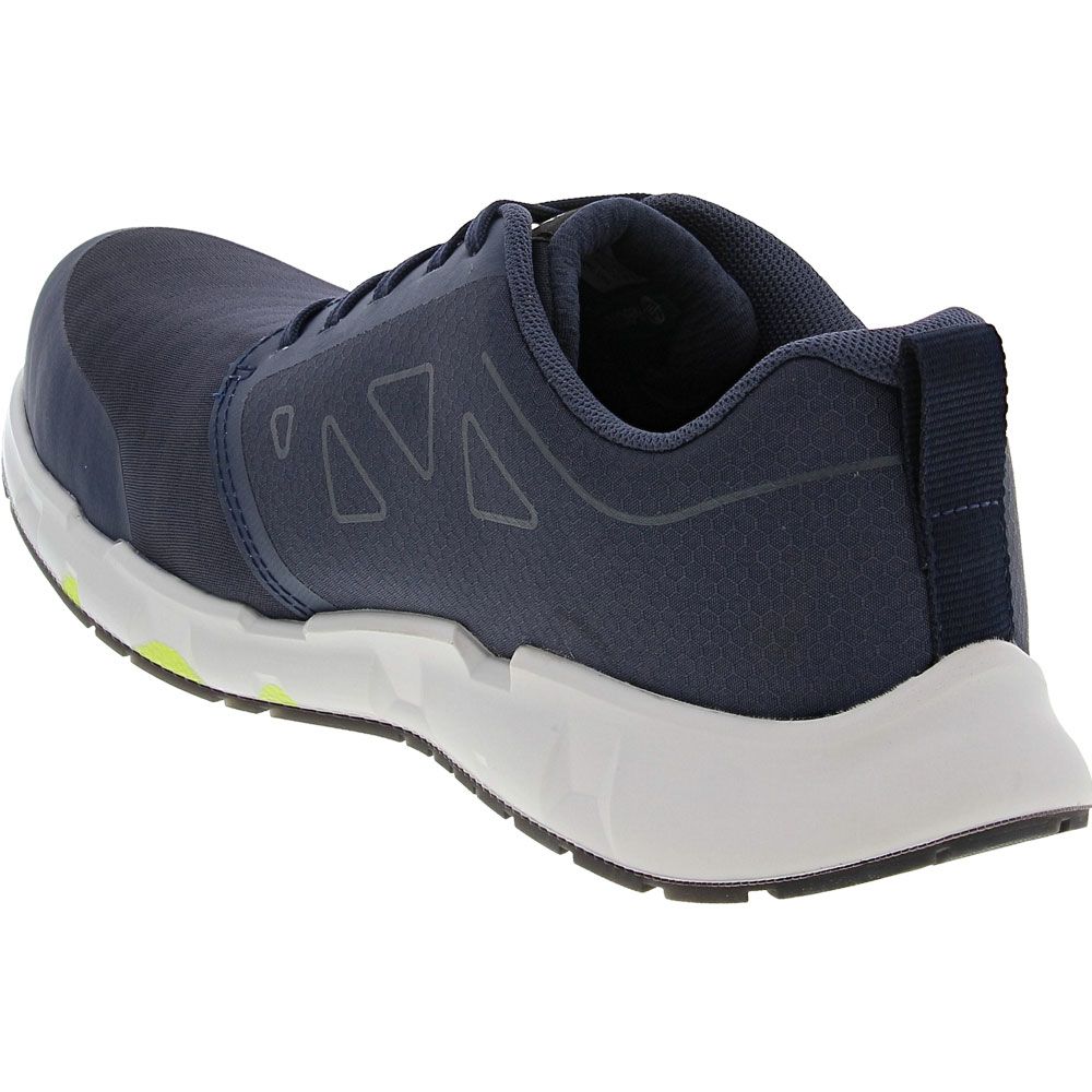 Timberland PRO Powertrain Sprint Safety Toe Work Shoes - Mens Blue Back View