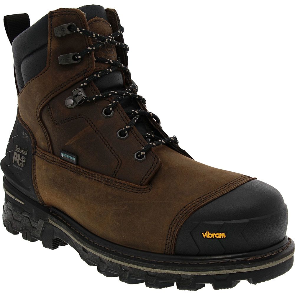Timberland PRO Boondock Hd Composite Toe Work Boots - Mens Brown
